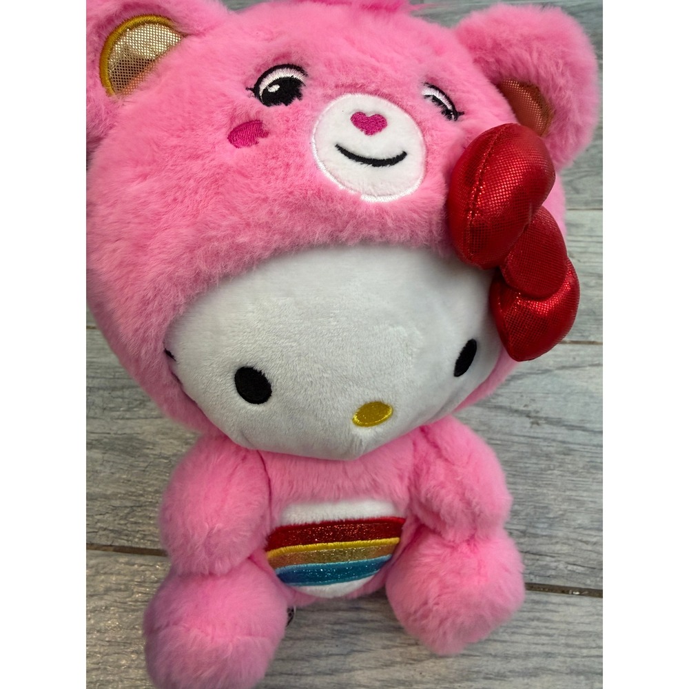 Sanrio Hello Kitty Care Bears Plush Cheer Bear Costume Rainbow Stuffed Animal